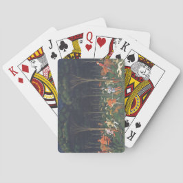 De Jacht in het bos (door Paolo Uccello) Pokerkaarten