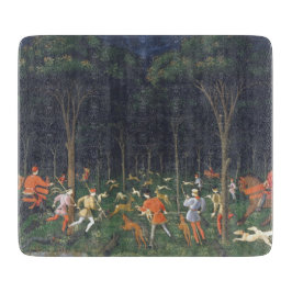 De Jacht in het bos (door Paolo Uccello) Snijplank