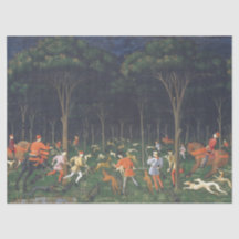 De Jacht in het bos (door Paolo Uccello)