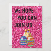 De jacht is aan, PaasEgg Hunt, Funny gift Kaart (Achterkant)