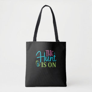 De jacht is op leuk Pasen Tote Bag