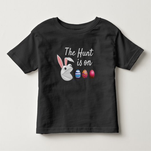 De jacht is op paasbunny Egg Hunt Kinder Shirts (Voorkant)