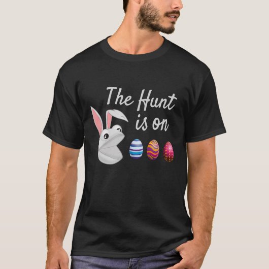 De jacht is op paasbunny Egg Hunt T-shirt (Voorkant)
