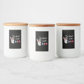 De jacht is op paasbunny Egg Hunt Voedselcontainer Etiket (Flessen)