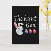 De jacht is op Paashaas Eierenschat Kaart (Gele Bloem)