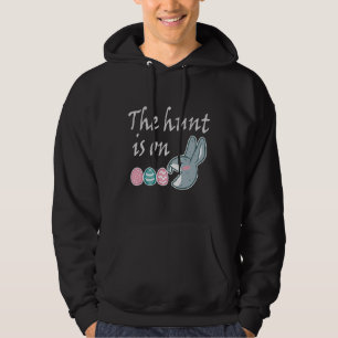 De jacht is op paaskonijnenjacht hoodie