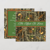 De jacht is over de bruiloft. kaart (Voorkant / Achterkant)