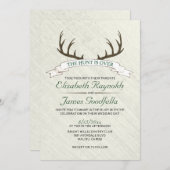 De jacht is over de bruiloft. kaart (Voorkant / Achterkant)