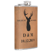 De jacht is over de cadeau voor aangepaste bruilof heupfles (Rechts)