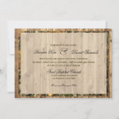 De jacht is over de uitnodiging tot het huwelijk v (Achterkant)