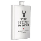 De jacht is over het Rustic Country Weddenschap Flacon (Rechts)