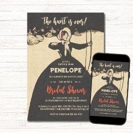 De jacht is over het Vrijgezellenfeest Kaart