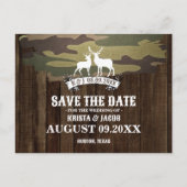 De jacht is over Westerne bruiloft, de datum opsla Briefkaart (Voorkant)