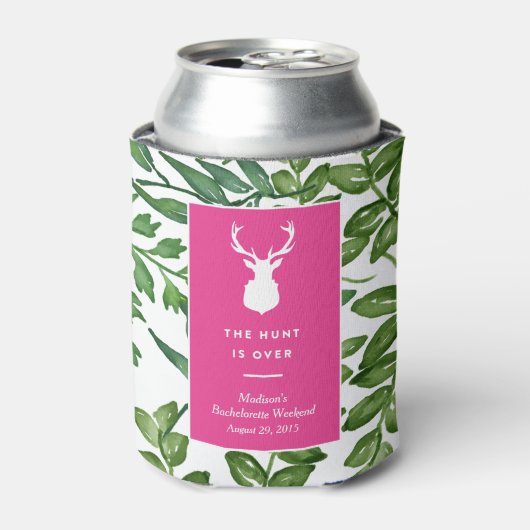 De jacht is voorbij | Bachelorette Koelbox Blikjeskoeler (Blikje Voorkant)