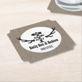 De jacht is voorbij kartonnen onderzetters (Gekanteld)