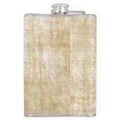 "De jacht is voorbij" rustieke aangepaste huwelijk Heupfles (Achterkant)