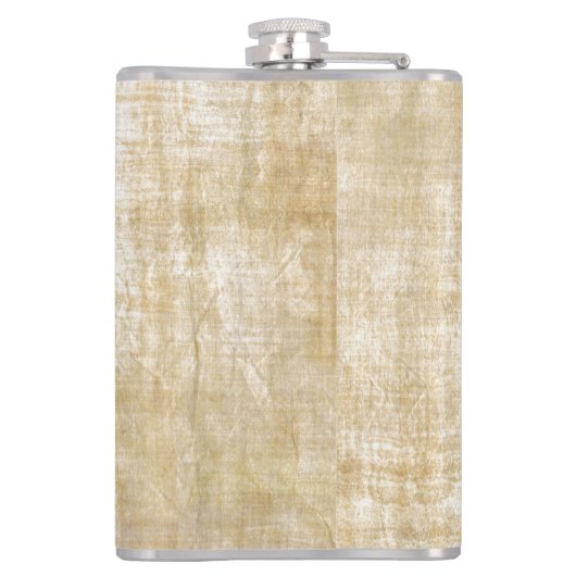 "De jacht is voorbij" rustieke aangepaste huwelijk Heupfles (Achterkant)