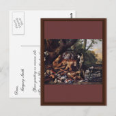 De jacht met Fyt Jan (beste kwaliteit) Briefkaart (Voorkant / Achterkant)