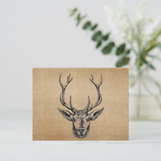 De  jacht op Burlap Briefkaart (Staand voorkant)