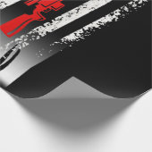 De jacht op de Amerikaanse vlag Cadeaupapier (Hoek)