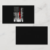 De jacht op de Amerikaanse vlag Visitekaartje (Voorkant / Achterkant)