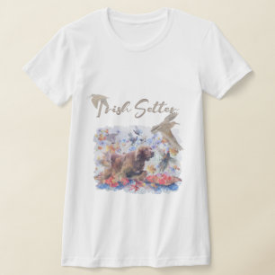 De jacht op T-Shirt in de Ierse Setter