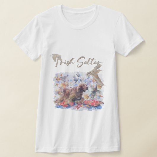 De jacht op T-Shirt in de Ierse Setter (Laagn)