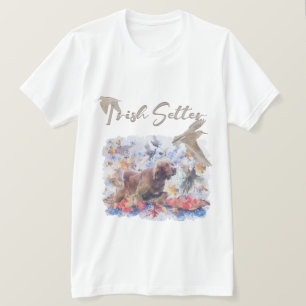 De jacht op T-Shirt in de Ierse Setter