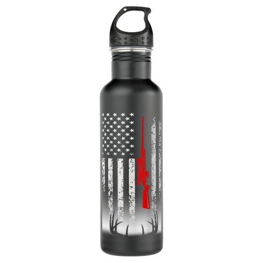 De jacht op T-Shirt Waterfles (Voorkant)