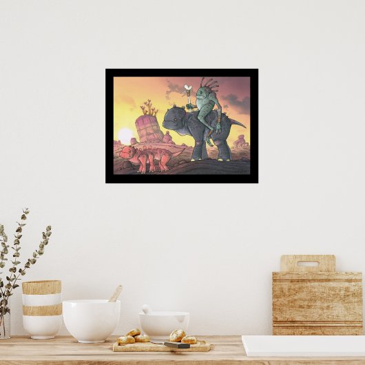 De jacht poster (Keuken)