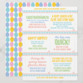 De Jacht van de Aaseter van de Ochtend van Pasen Feestdagenkaart (Voorkant / Achterkant)