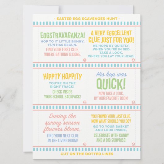 De Jacht van de Aaseter van de Ochtend van Pasen Feestdagenkaart (Voorkant)