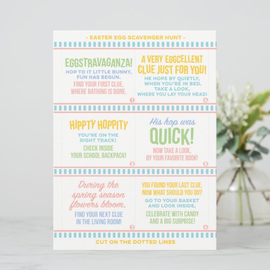 De Jacht van de Aaseter van de Ochtend van Pasen Feestdagenkaart (Staand voorkant)