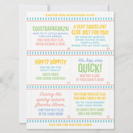 De Jacht van de Aaseter van de Ochtend van Pasen Feestdagenkaart