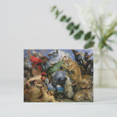 De jacht van de Tijger, c.1616 Briefkaart (Staand voorkant)