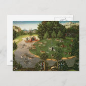 De Jacht van het mannetje van Kiezer Friedrich III Briefkaart (Voorkant / Achterkant)