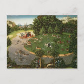 De Jacht van het mannetje van Kiezer Friedrich III Briefkaart (Voorkant)