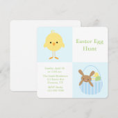De Jacht van het Paasei van de Vrienden van de Feestdagenkaart (Voorkant / Achterkant)