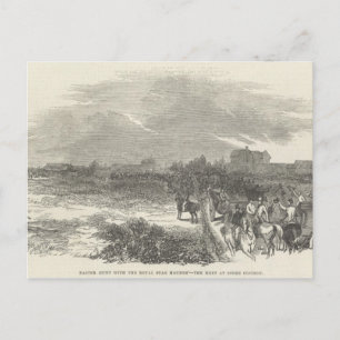 De Jacht van Pasen met de Koninklijke Honden van Feestdagenkaart