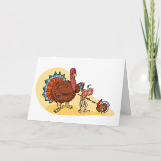De Jacht van Turkije Feestdagen Kaart