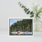 De jachthaven briefkaart (Staand voorkant)