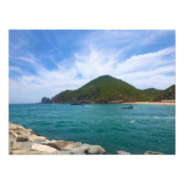 De jachthaven verlaten in Cabo San Lucas, Mexico Foto Afdruk