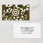 De jachtindustrie levert buitenshuis Pistool repar Visitekaartje (Voorkant / Achterkant)