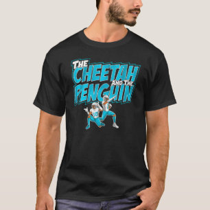 De jachtluipaard en de pinguïn t-shirt