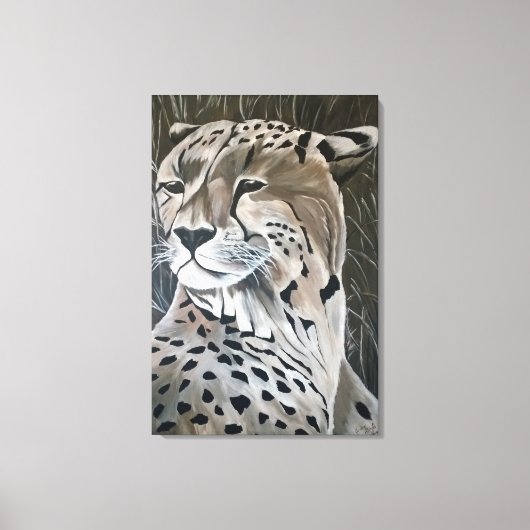 De JACHTLUIPAARD Org van de Druk 24x36 van het Canvas Afdruk (Voorkant)