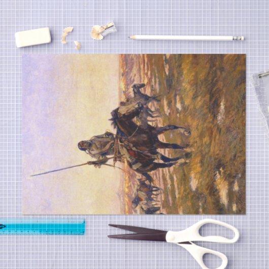 "De jachtpartij" van Charles Russell Tissuepapier (Craft)