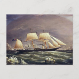 De jachtvos 1900s briefkaart