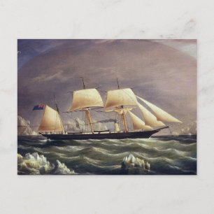 De jachtvos 1900s briefkaart