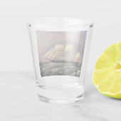 De jachtvos 1900s shot glas (Achterkant)