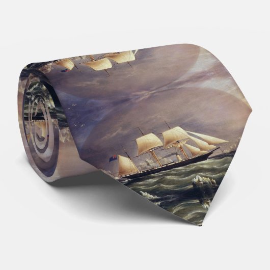 De jachtvos 1900s stropdas (Opgerold)